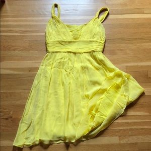 Banana republic fully lined chiffon dress sz 4